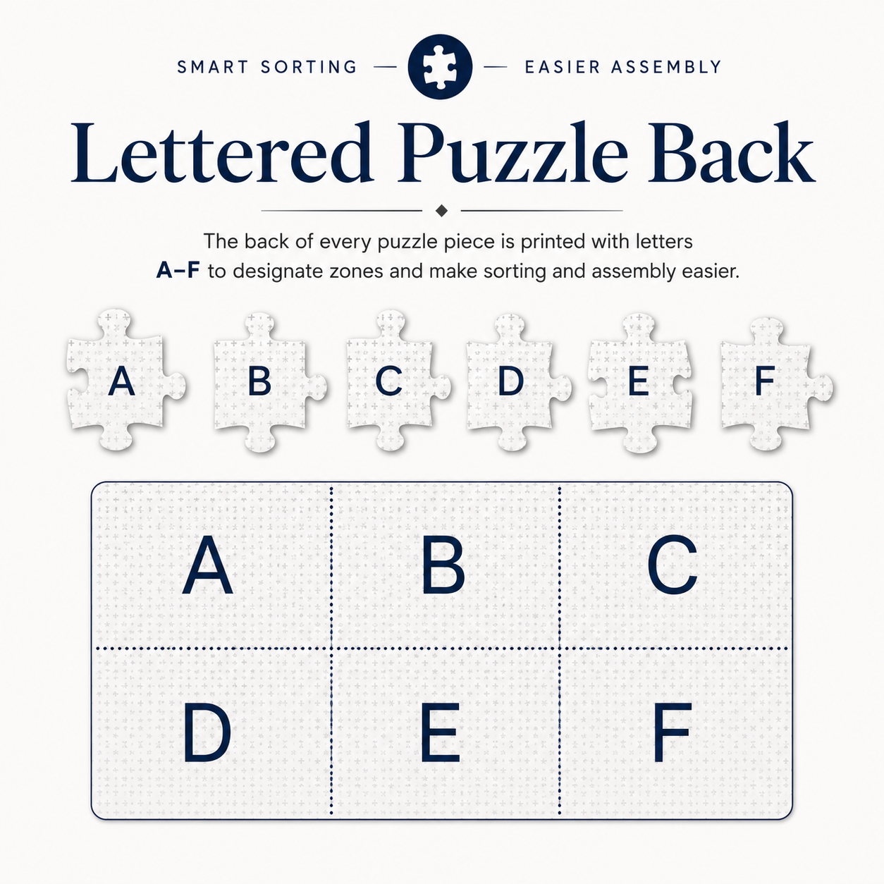 Backside of Puzzle Lettering