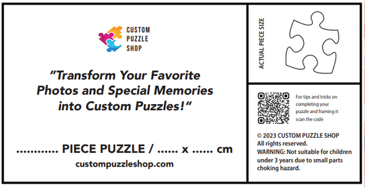 Custom Puzzle Shop Gift Certificate